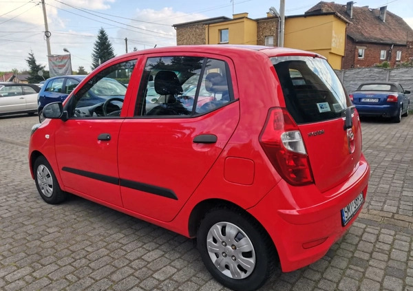 Hyundai i10 cena 13900 przebieg: 127447, rok produkcji 2013 z Czyżew małe 121